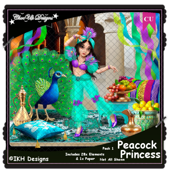 Peacock Princess CU/PU Pack - Click Image to Close