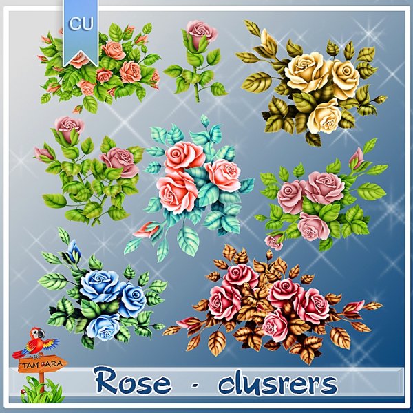Rose clusters - Click Image to Close