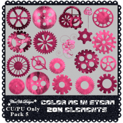 Color Me In Steam CU/PU Elements Pack 5