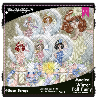 Magical Winter Fall Fairy CU/PU Pack 3