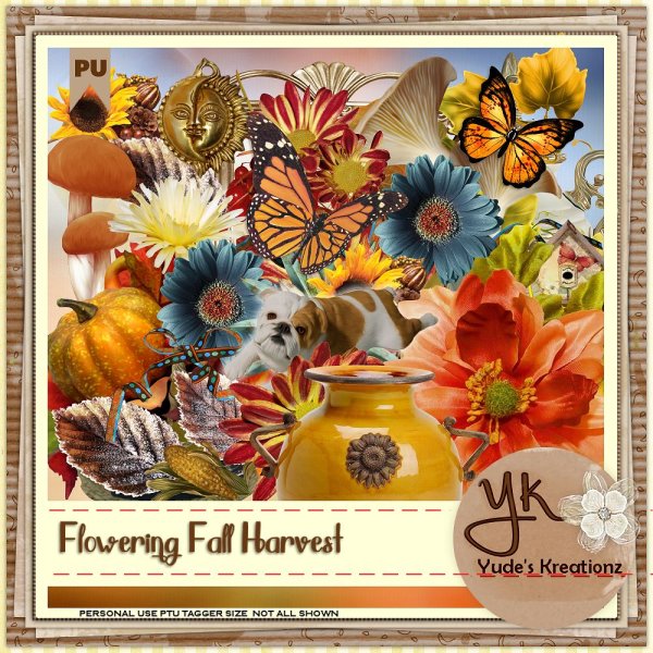 Flowering Fall Harvest - Click Image to Close