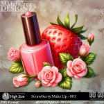 AI - Strawberry Make Up - CU001 (CU4PU/PNG/PACK)