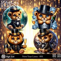 AI - New Year Lions - CU001 (CU4PU/PNG)