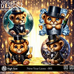 AI - New Year Lions - CU001 (CU4PU/PNG)