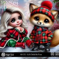 AI - CU Lil Child & Fox (CU4PU/PNG)