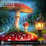 AI - CU Fantasy LadyBug Baby Doll (CU4PU/PNG)