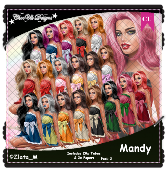 Mandy CU/PU Pack 2 - Click Image to Close