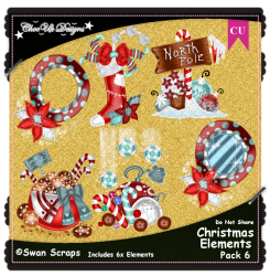 Christmas Elements CU/PU Pack 6 Christmas Elements CU/PU Pack 6