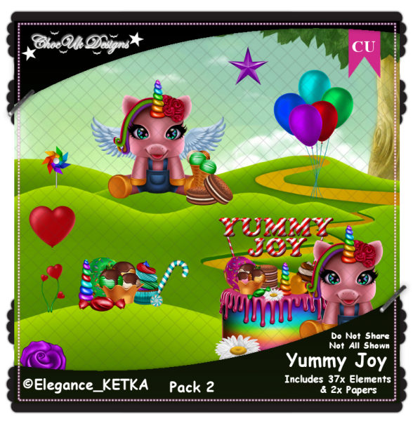 Yummy Joy Elements CU/PU Pack 2 - Click Image to Close