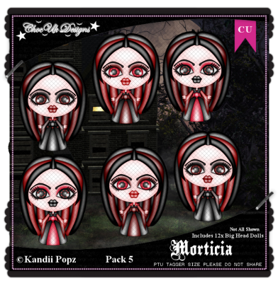 Morticia CU/PU Pack 5