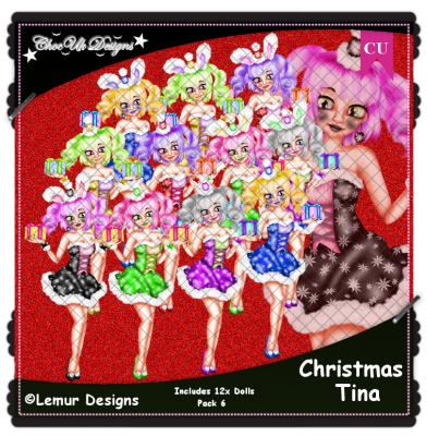 Christmas Tina CU/PU Pack 6