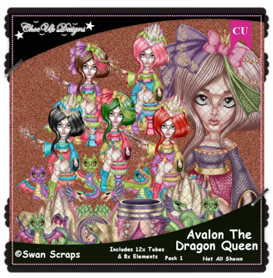 Avalon The Dragon Queen CU/PU Pack 1