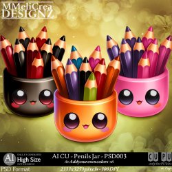 AI - PSD - CU Pencils Jar (CU4PU/PSD)