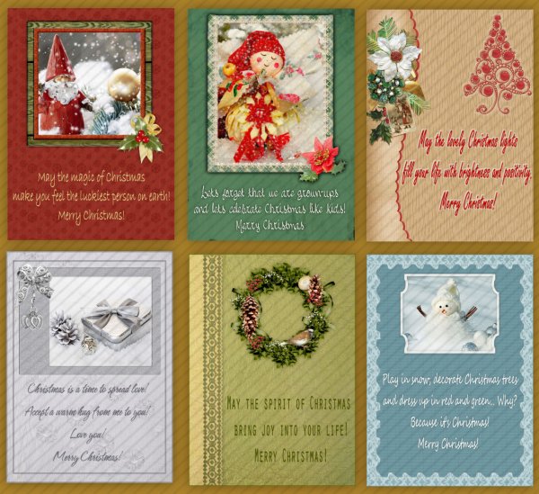 Christmas Journal/Greeting Cards 02 - CU / PU - Click Image to Close