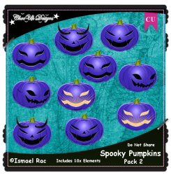 Spooky Pumpkins CU/PU Pack 2 Spooky Pumpkins CU/PU Pack 2