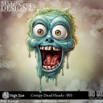 AI - Creepy Dead Heads - CU001 (CU4PU/PNG/PACK)