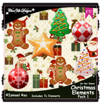 Christmas Elements CU/PU Pack 1