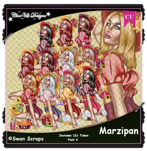 Marzipan CU/PU Pack 6 - Click Image to Close