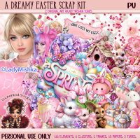 A Dreamy Easter - scrapkit