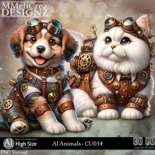 AI - ANIMALS CU034 (CU4PU/PNG) - Click Image to Close