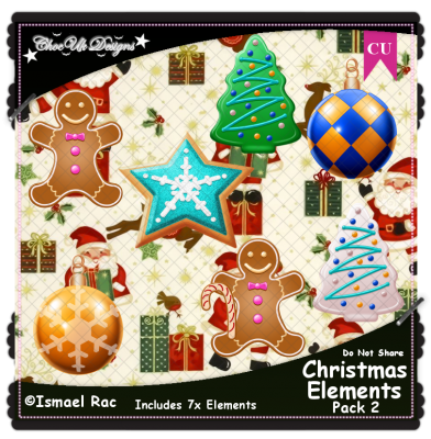 Christmas Elements CU/PU Pack 2