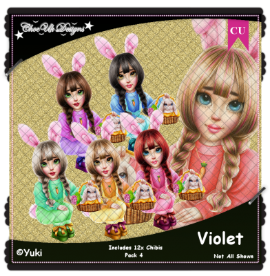 Violet CU/PU Pack 4