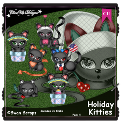 Holiday Kitties CU/PU Pack 4 Holiday Kitties CU/PU Pack 4