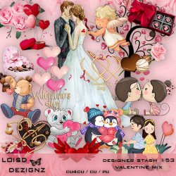 Designer Stash 153 - Valentines - cu4cu/cu/pu