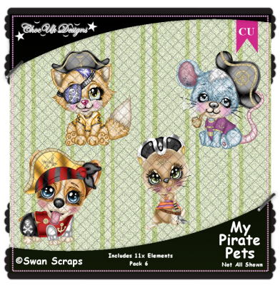 My Pirate Pets Elements CU/PU Pack 6