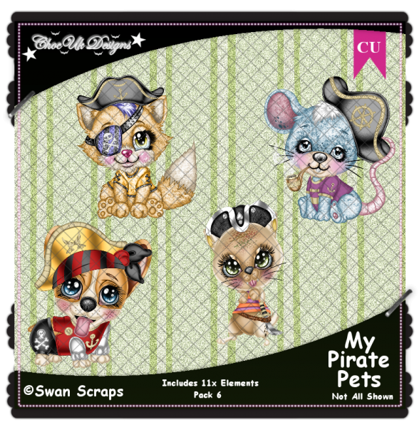 My Pirate Pets Elements CU/PU Pack 6 - Click Image to Close