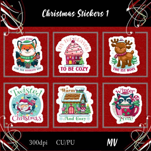 Christmas Stickers 1 - Click Image to Close