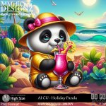 AI - CU Holiday Panda (CU4PU/PNG)