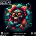 AI - Zombie Flowers - CU001 (CU4PU/PNG)