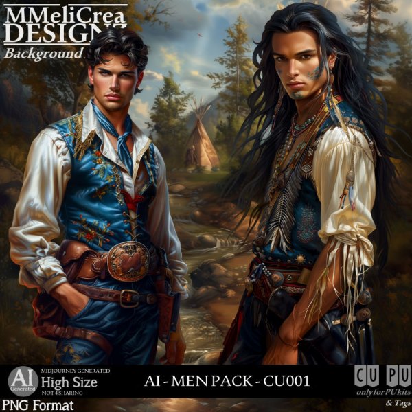 AI - MEN PACK CU001 (CU4PU/PNG) - Click Image to Close