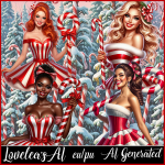 CANDY CANE WOMAN PACK