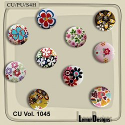 CU Vol. 1045 Buttons by Lemur Designs