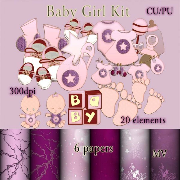 Baby Girl FS Kit - Click Image to Close