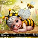 AI - CU Baby Bee Boy Baby Doll (CU4PU/PNG)