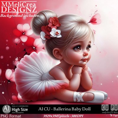 AI - CU Ballerina Baby Doll (CU4PU/PNG)