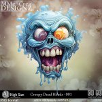 AI - Creepy Dead Heads - CU001 (CU4PU/PNG/PACK)