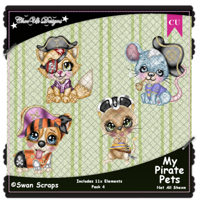 My Pirate Pets Elements CU/PU Pack 4