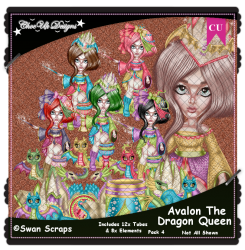 Avalon The Dragon Queen CU/PU Pack 4