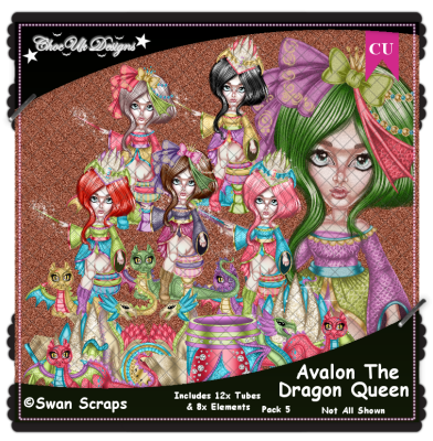 Avalon The Dragon Queen CU/PU Pack 5