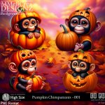 AI - Pumpkin Chimpanzees - CU001 (CU4PU/PNG)  AI - Pumpkin Chimpanzees - CU001 (CU4PU/PNG)