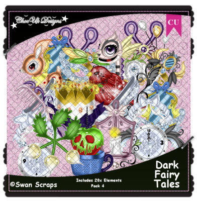 Dark Fairy Tales Elements CU/PU Pack 4