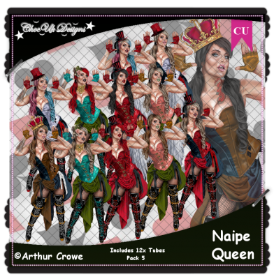 Naipe Queen CU/PU Pack 5