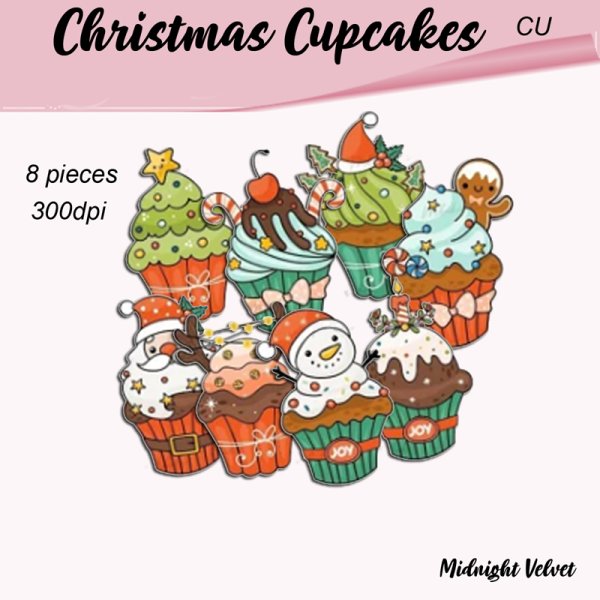 Christmas Cupcakes - Click Image to Close