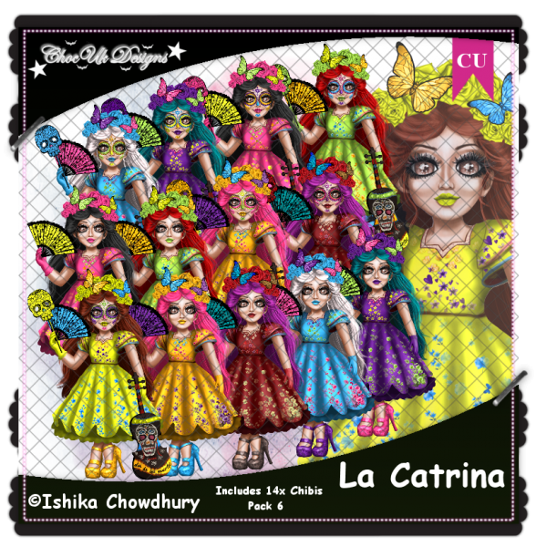 La Catrina CU/PU Pack 6 - Click Image to Close