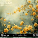 AI - CU Bee Baby Sleep (CU4PU/PNG)