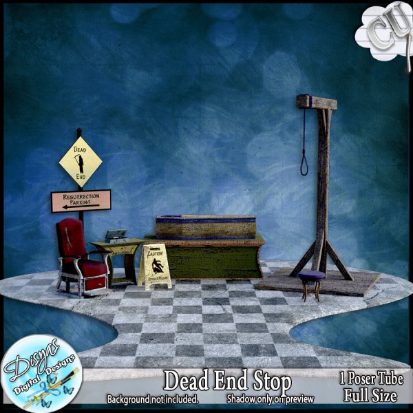 DEAD END STOP POSER TUBE CU - FULL SIZE - Click Image to Close